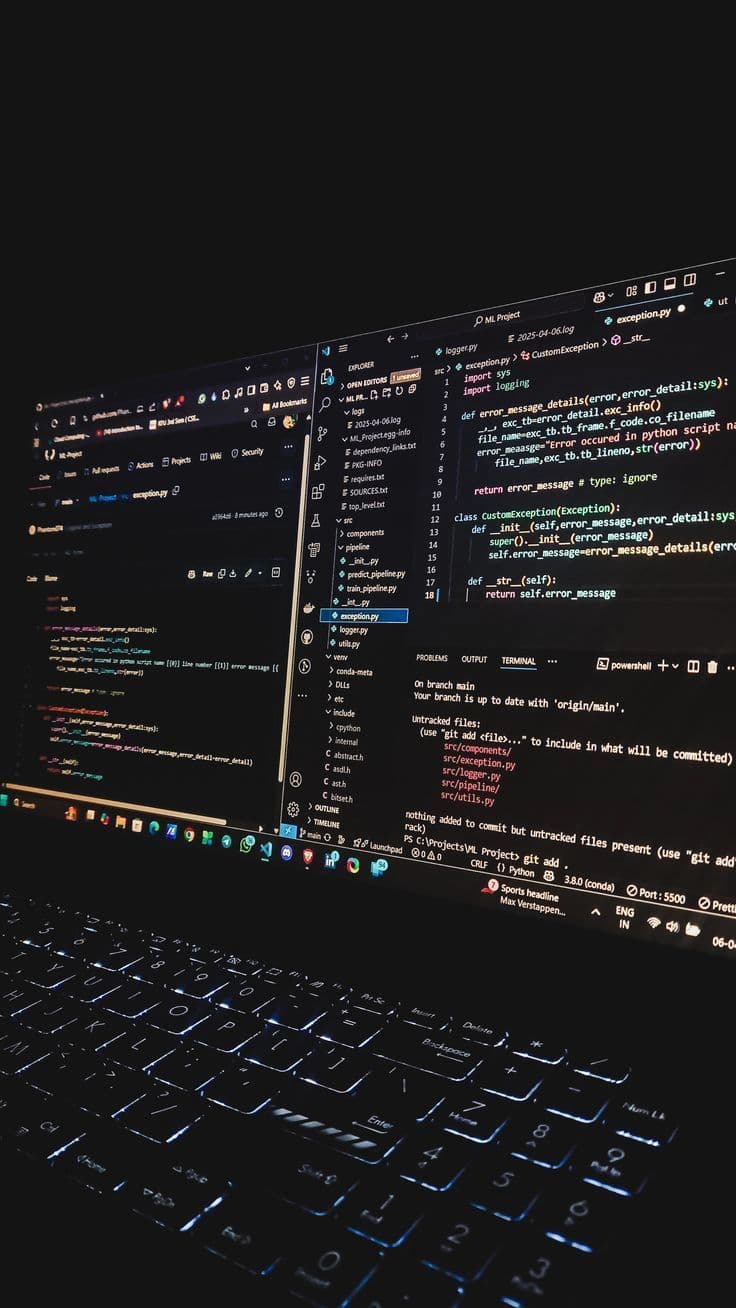 Website moderno num portátil — criação de sites e lojas online
